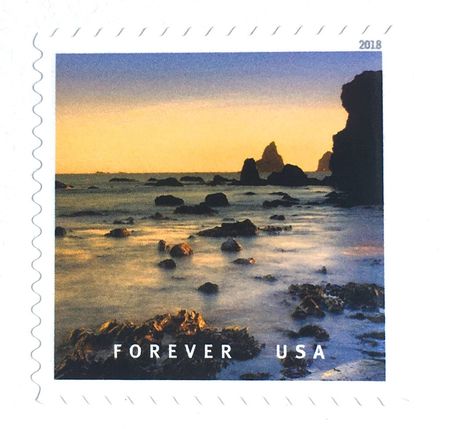 100 Nautical Coast Postage Stamps // Costal Forever Stamps // Rocky Shore Postage Stamps for Wedding Invitations and Cards